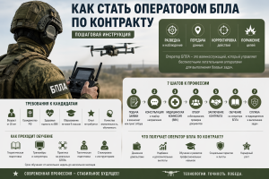 Как стать оператором БПЛА по контракту: требования, обучение и пошаговая инструкция